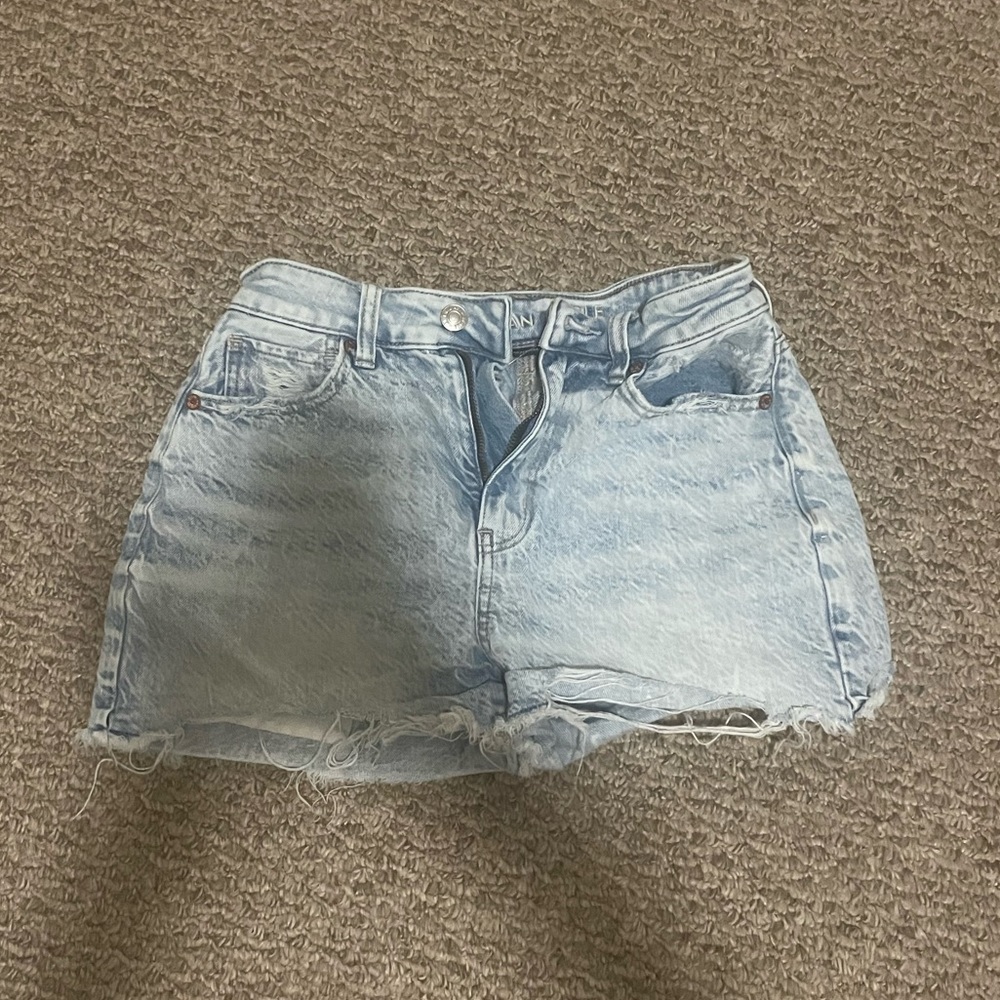 American eagle denim lightwash shorts